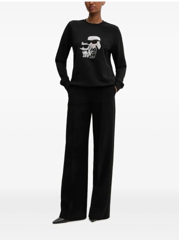 karl lagerfeld sweater womanikon rs duo sweatshirt - a3w20069 999