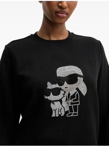 karl lagerfeld sweater womanikon rs duo sweatshirt - a3w20069 999 2
