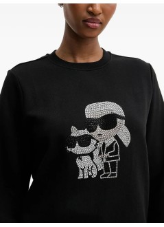 karl lagerfeld sweater womanikon rs duo sweatshirt - a3w20069 999