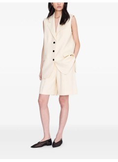 anine bing chaleco womansara vest - a0112332crm01 cream