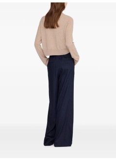 anine bing knitwear womanjoye cardigan - a0912528bwn32 taupe