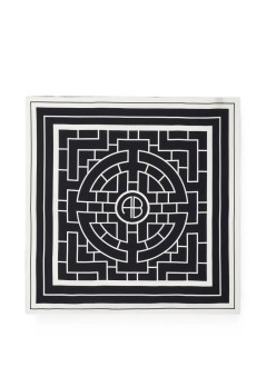 anine bing neckwear mujer york scarf ab - a1212492blk1 black