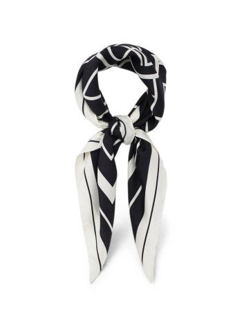 anine bing neckwear womanyork scarf ab - a1212492blk1 black 2
