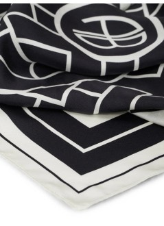 anine bing neckwear mujer york scarf ab - a1212492blk1 black