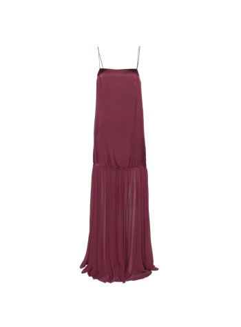 anine bing dress womanclementine dress - a0212494bgn28 burgundy