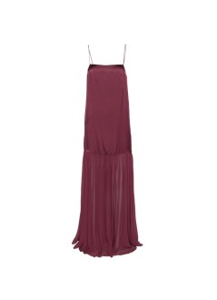 anine bing dress womanclementine dress - a0212494bgn28 burgundy