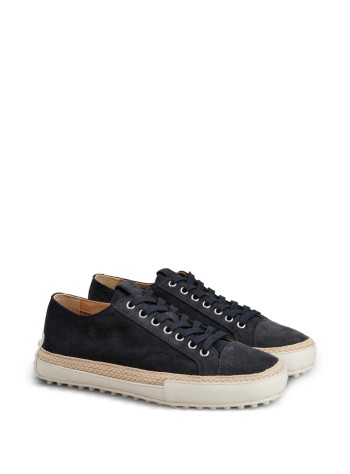 tods sneaker manallacciata corda cassetta pelle 59l - xxm59l0kj30o1tfd17 bianco lana deep navy 2