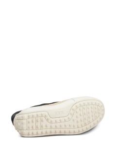 tods sneaker manallacciata corda cassetta pelle 59l - xxm59l0kj30o1tfd17 bianco lana deep navy
