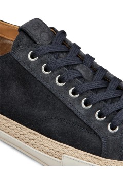 tods sneaker manallacciata corda cassetta pelle 59l - xxm59l0kj30o1tfd17 bianco lana deep navy