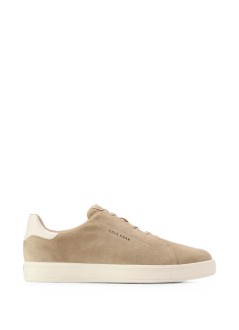 cole haan sneaker hombre grandpro luxe slip-on sneakers - c40667 birch beige suede ivory