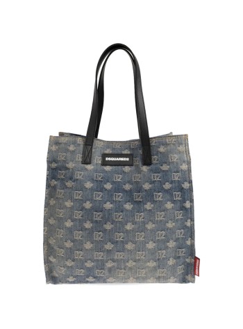dsquared tote hombre shopping bag - spm011610105466 m2498