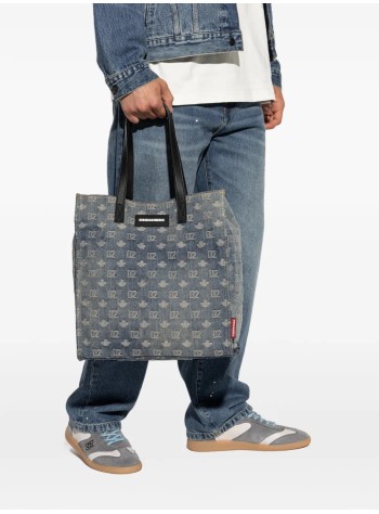 dsquared tote hombre shopping bag - spm011610105466 m2498 2