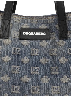 dsquared tote hombre shopping bag - spm011610105466 m2498