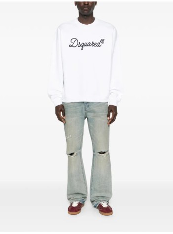 dsquared sudadera hombre dsquared2 signature relax fit crewneck - s74gu0928d25029 100 2