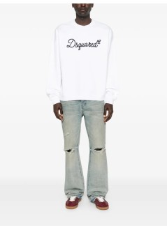 dsquared sudadera hombre dsquared2 signature relax fit crewneck - s74gu0928d25029 100