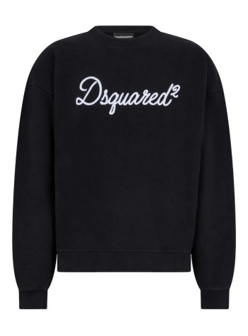 dsquared sweater mandsquared2 signature relax fit crewneck - s74gu0928d25029 900