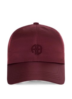 anine bing gorras mujer jeremy baseball cap ab nylon - a1212281bgn28 burgundy