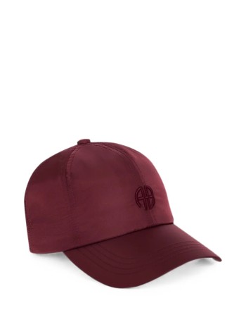 anine bing cap womanjeremy baseball cap ab nylon - a1212281bgn28 burgundy 2