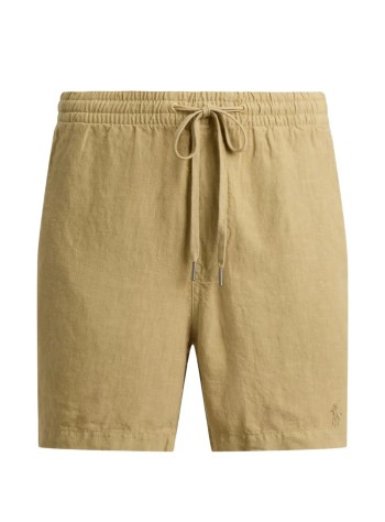 polo ralph lauren pantalon corto hombre classic fit linnen short - 710b20471004 coastal beige