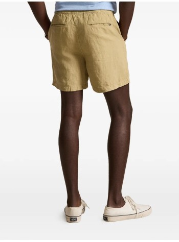polo ralph lauren pantalon corto hombre classic fit linnen short - 710b20471004 coastal beige 2