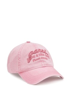 ganni gorras mujer washed cotton cap - b3020232 478