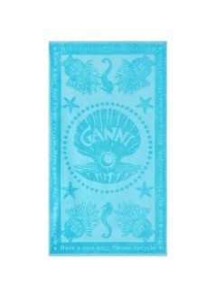 ganni playa unisex beach jacquard towel - b3020235 803