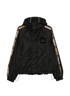 ganni outerwear mujer placement printed flyweight nylon jacket - a1010219 099