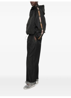 ganni outerwear mujer placement printed flyweight nylon jacket - a1010219 099