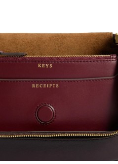 anya hindmarch crossbody mujer small vere crossbody in silky calf - 5050925203920 grape