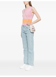 anya hindmarch crossbody mujer essentials cross body all over stickers in shiny capra - 5050925194679 chalk