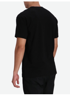 comme des garçons play camiseta hombre t-shirt logo print play logo - axt114051 black