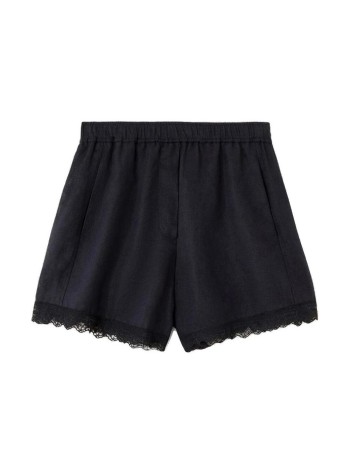 ganni pantalon corto mujer printed flyweight nylon boxer shorts - a1110111 099