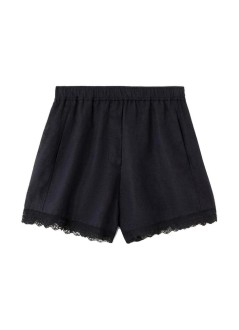ganni pantalon corto mujer printed flyweight nylon boxer shorts - a1110111 099