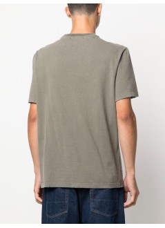 golden goose camiseta hombre golden m's regular t-shirt distressed cotton jersey with lo - gmp01220p000671 35479