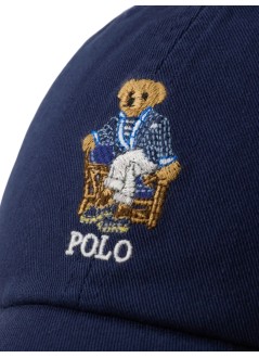 polo ralph lauren gorras hombre woven-cap - 710b19130001 newport navy w newport bear