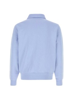 polo ralph lauren sudadera hombre long sleeve 1/4 zip sweatshirt - 710b18911001 pebble blue