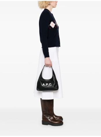 a.p.c. handbag mujer baby ninon shoulder - puaatf67027 lzz 2