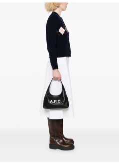 a.p.c. handbag mujer baby ninon shoulder - puaatf67027 lzz