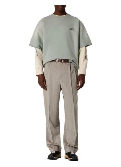 golden goose camiseta hombre journey unisex garment dyed s/s sweatshirt cotton fleece wi - gup02853p002632 35363