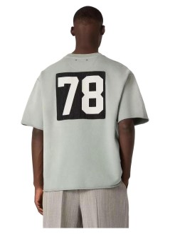 golden goose camiseta hombre journey unisex garment dyed s/s sweatshirt cotton fleece wi - gup02853p002632 35363