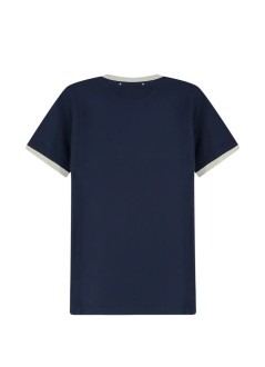 golden goose camiseta hombre journey m's garment dyed slim t-shirt knitted contrast rib  - gmp02761p002624 83134