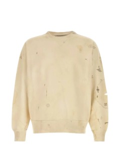 golden goose sudadera mujer journey unisex crew neck sweatshirt cotton fleece vintage t - gup02713p002635 11560