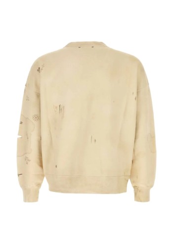 golden goose sudadera mujer journey unisex crew neck sweatshirt cotton fleece vintage t - gup02713p002635 11560 2