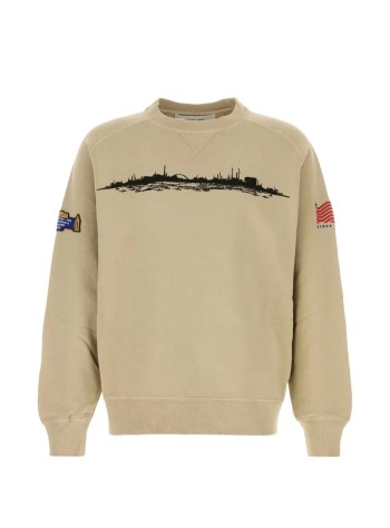 golden goose sudadera mujer journey unisex garment dyed over crew neck sweatshirt cotto - gup02764p002630 15969