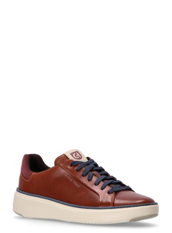 cole haan sneaker mangrandpro topspin sneaker - c40374 british tan ch madeira  ivory 2