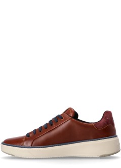 cole haan sneaker mangrandpro topspin sneaker - c40374 british tan ch madeira  ivory