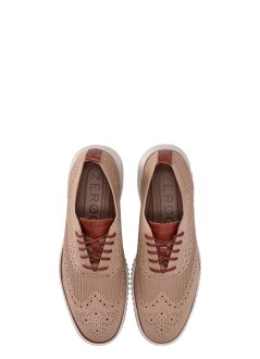 cole haan sneaker man2.zerogrand stitchlite oxford - c39738 ch birch beige dk cuoio ancient scroll