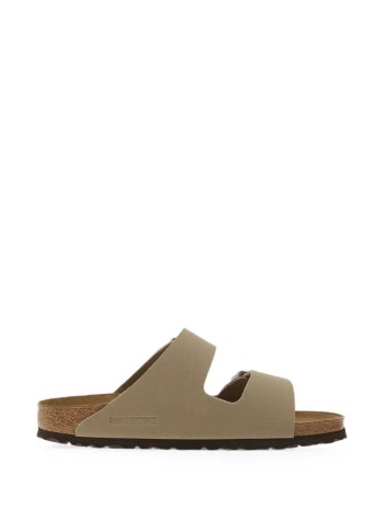 birkenstock sandalia hombre arizona bf - 1033132 faded khaki dark brown