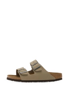 birkenstock sandalia hombre arizona bf - 1033132 faded khaki dark brown