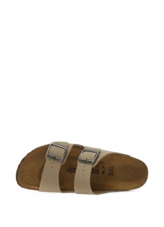 birkenstock sandalia hombre arizona bf - 1033132 faded khaki dark brown